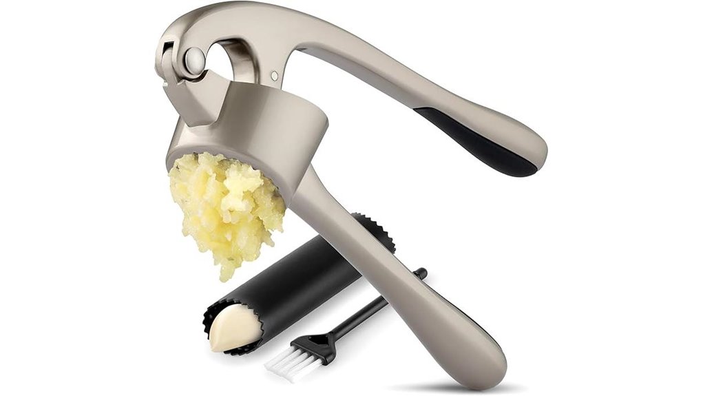 Best Garlic Presses for Effortless Kitchen Prep 11 garlic press peeler set