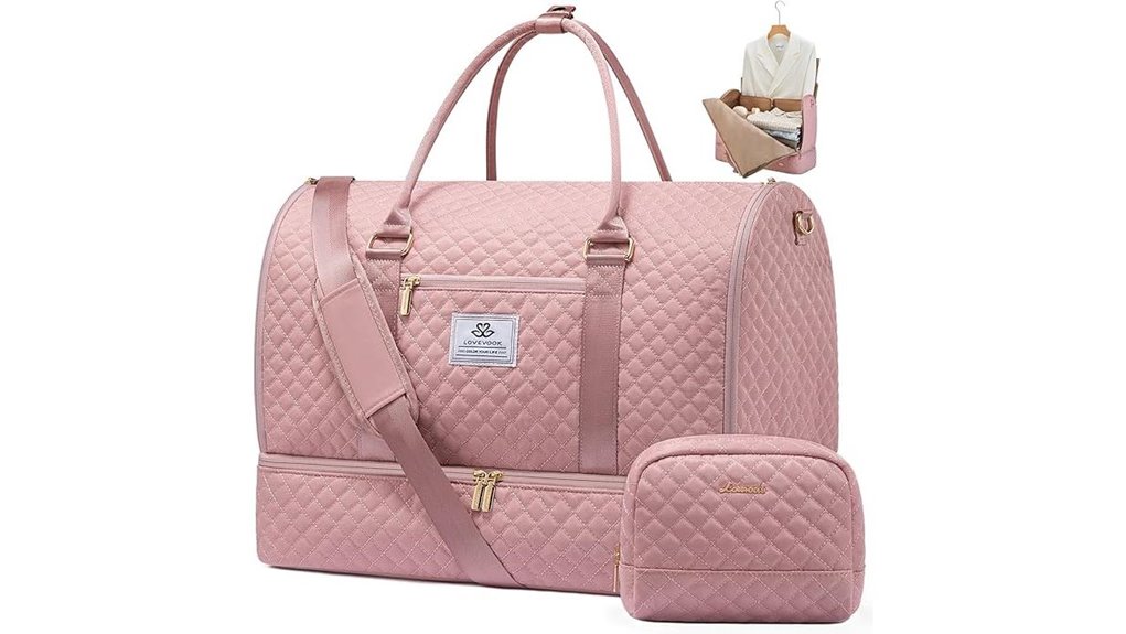 Garment Bags with Shoe Pockets for a Wedding Weekend 6 garment convertible shoe bag