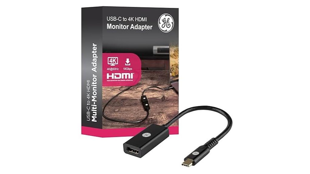 ge usb c 4k multi monitor
