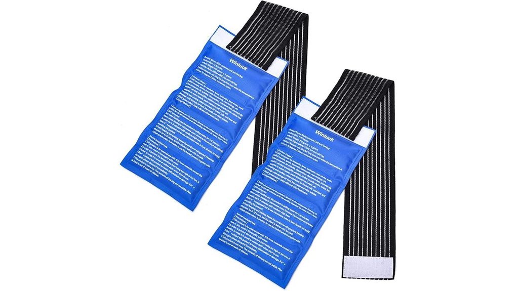 Reusable Ice Packs for On-the-Go Injuries: Slim Gel Solutions 5 gel cold hot pain relief