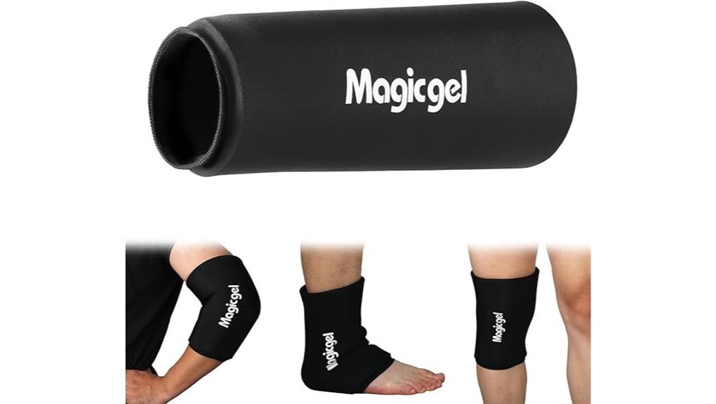 Best Reusable Ice Pack Sleeves for Swelling On Go (Slim Gel) 15 gel knee elbow ice sleeve