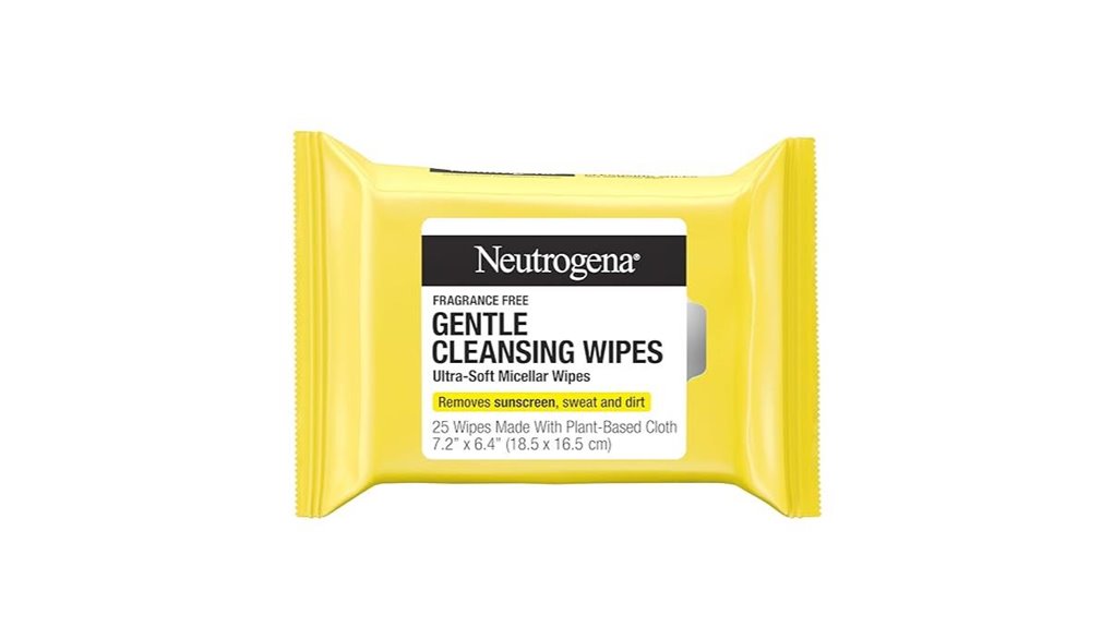 Micellar Water Wipes (Travel Pack) Keep Skin Spotless on Go 4 gentle fragrance free micellar wipes