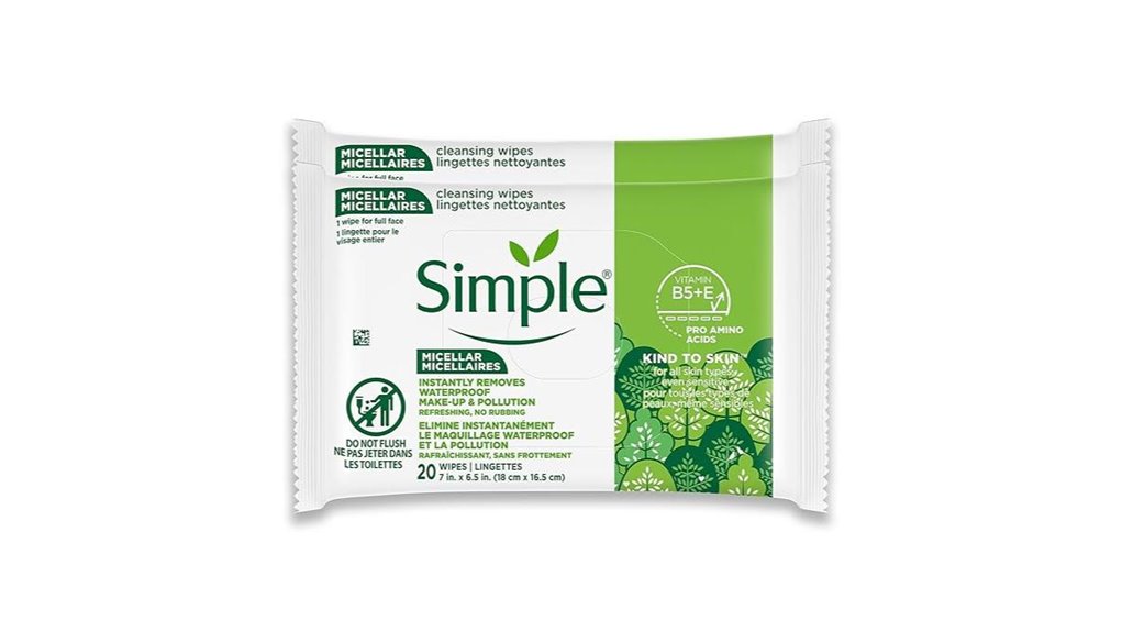 Micellar Water Wipes (Travel Pack) Keep Skin Spotless on Go 13 gentle micellar makeup wipes