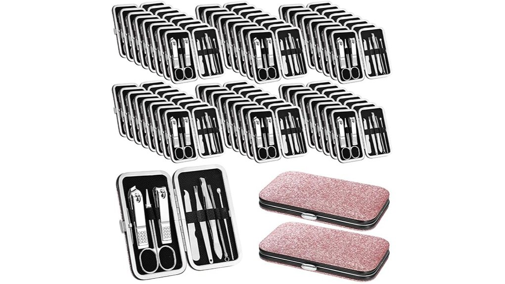 Best Nail Kits for Traveling: Compact Caps That Protect 6 geosar 8 in 1 stainless kit