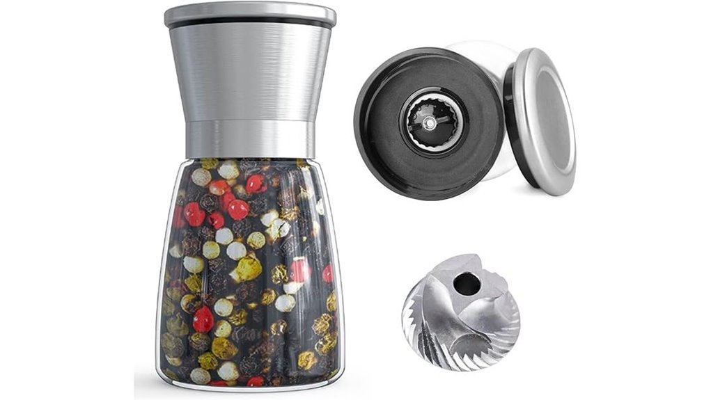 Pepper Mill Perfection: Must-Have Grinders for Every Kitchen 6 german refillable pepper grinder