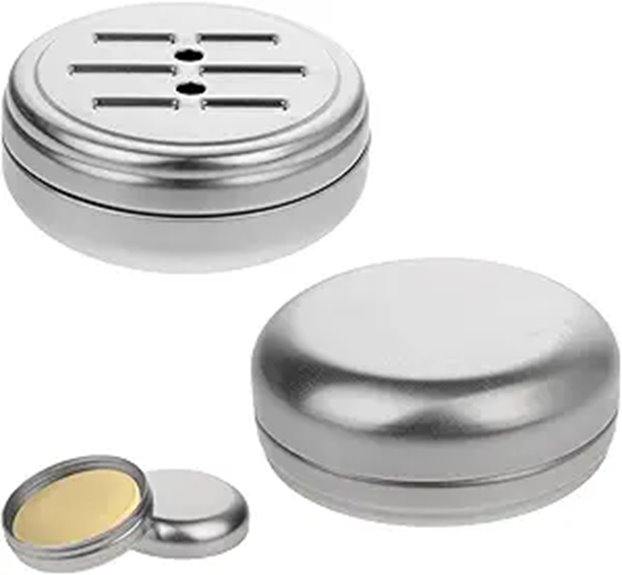 Best Refillable Shampoo‑Bar Tins: Rust‑Free, Great Drainage 2 giantree 2 piece travel set