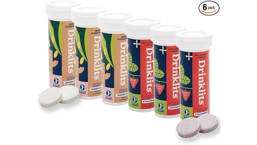 ginger lime electrolyte tablets