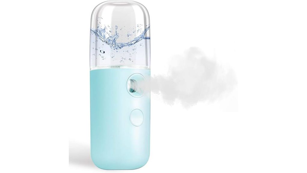 Mini Mist Sprayers for Travel Skincare with Fine Atomization 6 giverare nano usb steamer