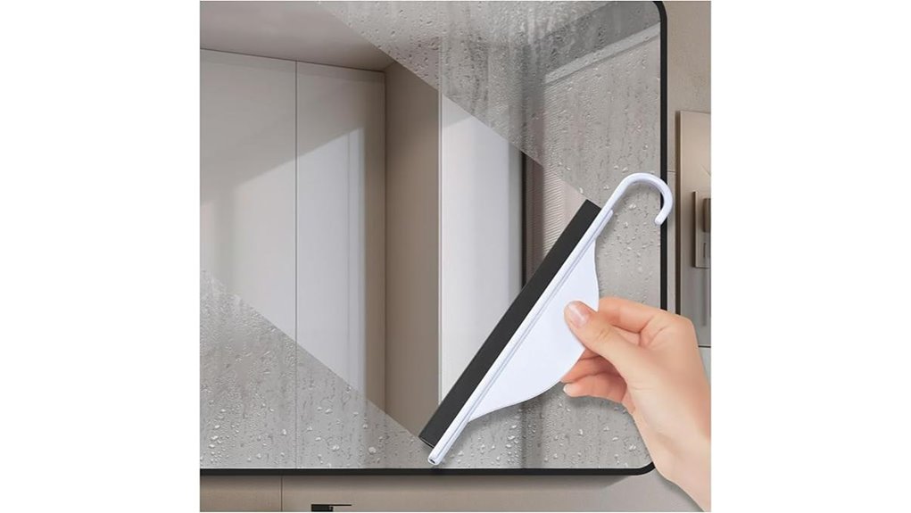 Mini Squeegees That Keep Your Travel Shower Floor Dry 2 glass shower squeegee set