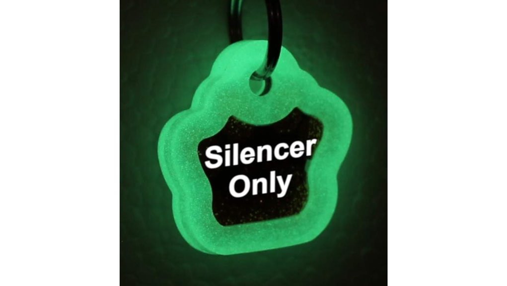 The Best Pet ID Tag Silencers to Keep Your Furry Friend Calm in Hotels 6 glitter paw silencer tag