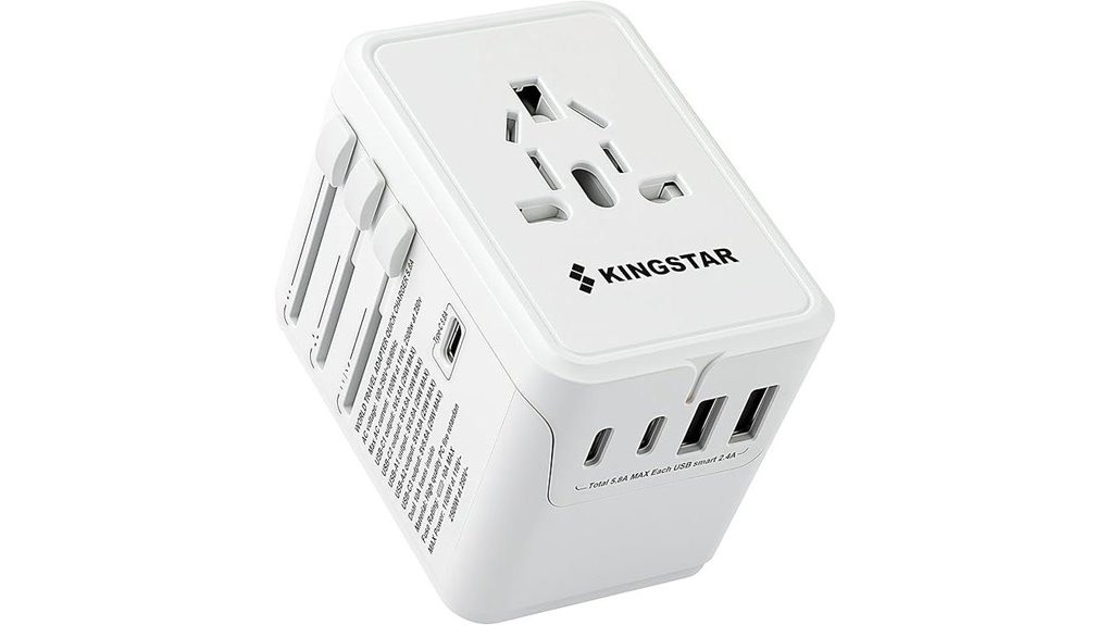 Top Travel Adapters (Multi-Country Compatibility) 7 global six in one travel charger