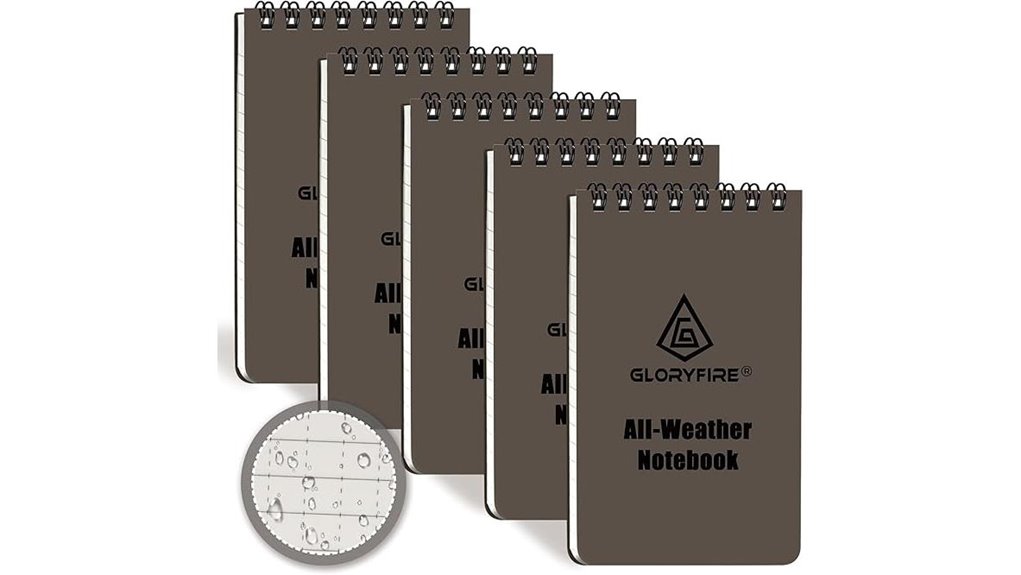 gloryfire waterproof tactical notepad