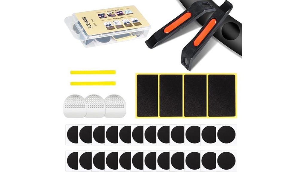 Must‑Have Patch Kits for Travel Cycling (Self‑Adhesive) 13 glueless 36 piece tire kit