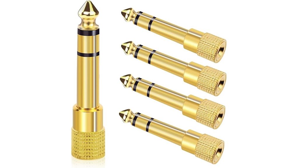 The Ultimate Headphone‑Jack Adapter Kit for Every Ear 9 gold 5 pack 3 5mm adapter