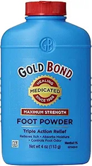 Best Travel-Size Foot Powders for Hot-Weather Walking 9 gold bond 3 pack medicated foot powder