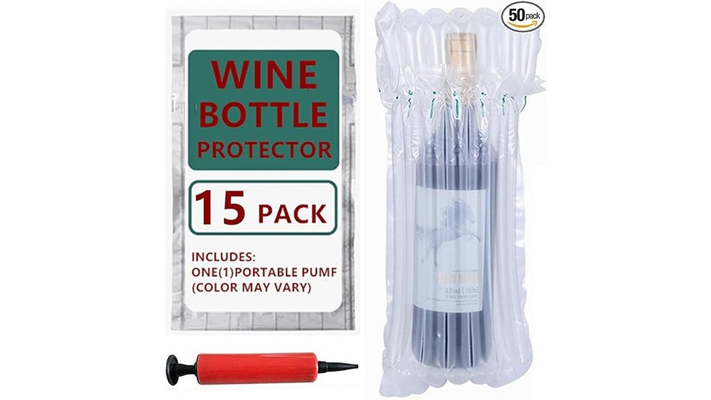 Wine Bottle Protectors That Keep Glasses Safe on the Move 15 goldhik wine bottle protectors