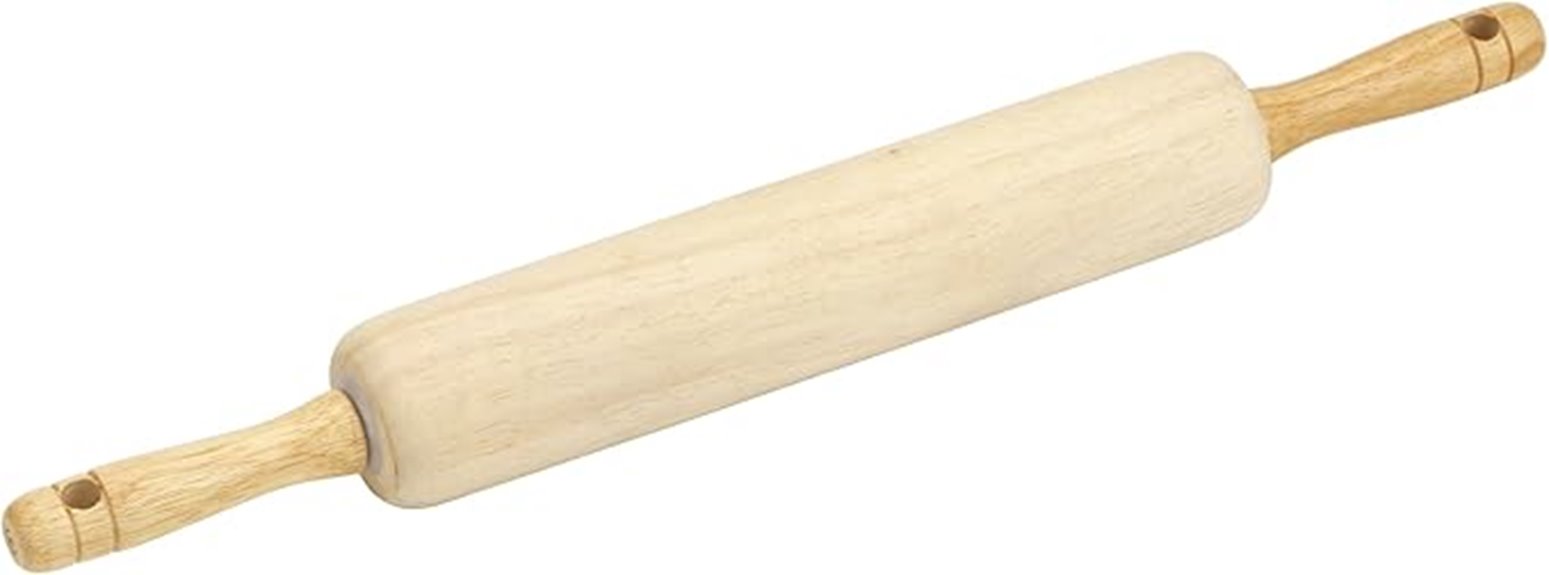 The Best Rolling Pin That Turns Dough into Art 4 goodcook 17 inch wood pin