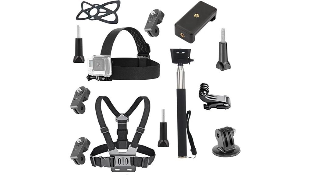 Best Action-Cam Mount Sets for Trips 12 gopro insta360 phone kit