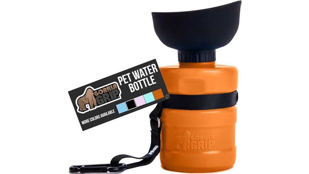 Love These Pet Travel Water Bottles (One-Hand Squeeze) 15 gorillagrip 12oz leak proof bottle