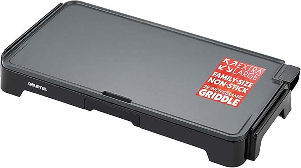 Electric Griddle (Nonstick) That Makes Breakfast Easy 5 gourmia 22 inch nonstick griddle
