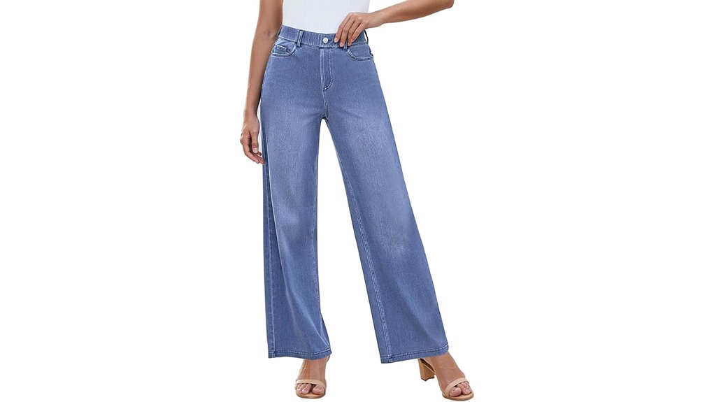 Travel-Friendly Jeans With Stretch Keep You Comfortable All-Day 8 grapent wide leg denim jeans