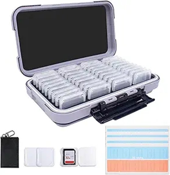 Top Memory Card Holders to Keep Your Photos Safe 9 gray 36 slot cardcase