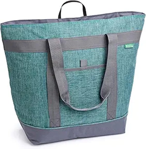 Soft Coolers for Travel Picnics That Keep Food Fresh 9 green collapsible jumbo cooler