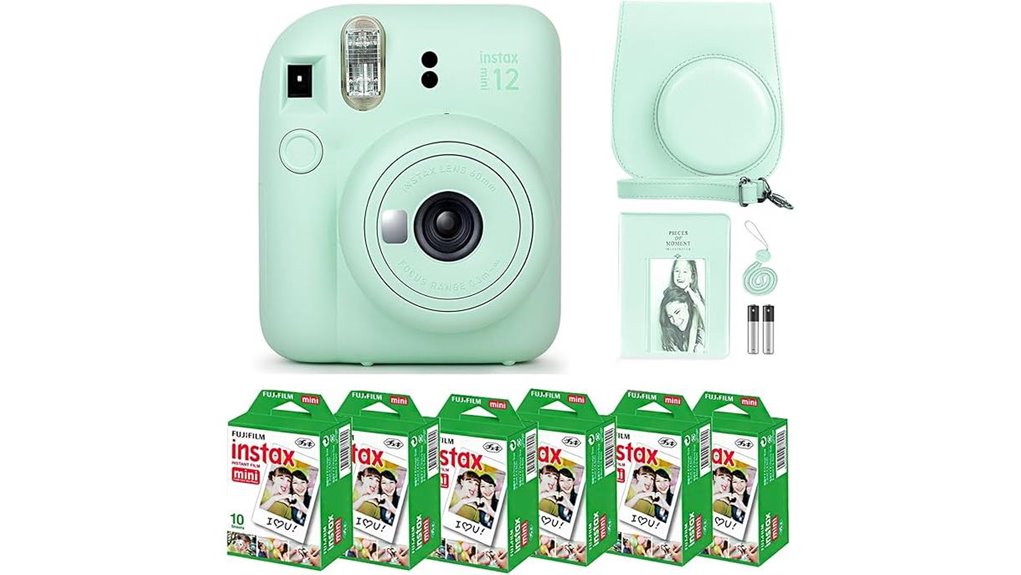 green fujifilm mini 12 bundle