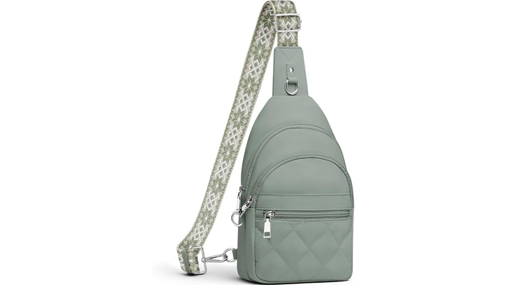 Top Sling Bags with Hidden Zippers (Anti-Pickpocket Designs) 3 green rfid anti theft sling