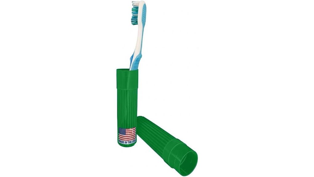 Top Toothbrush Cases That Actually Dry with Ventilation Designs 1 green ventilated brush holder