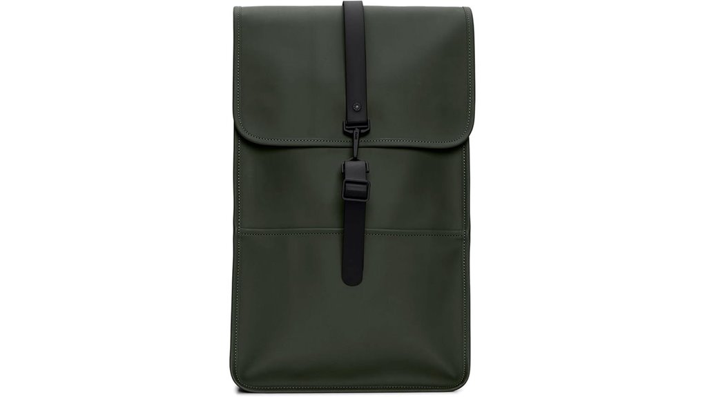 green waterproof laptop backpack