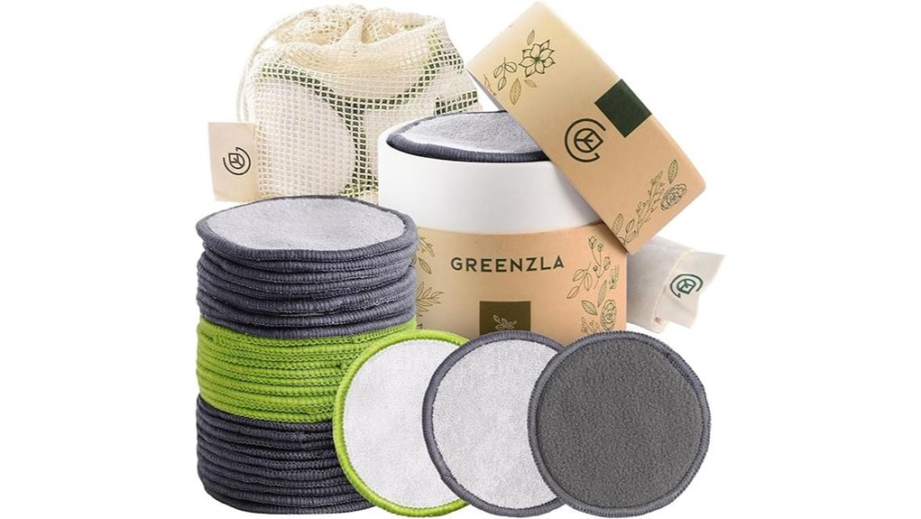 Reusable Cotton Rounds for Travel: Washable Kit That Save Time 11 greenzla bamboo makeup pads