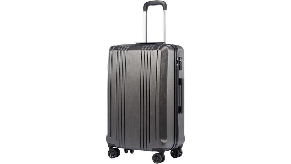 grey coolife tsa hardshell