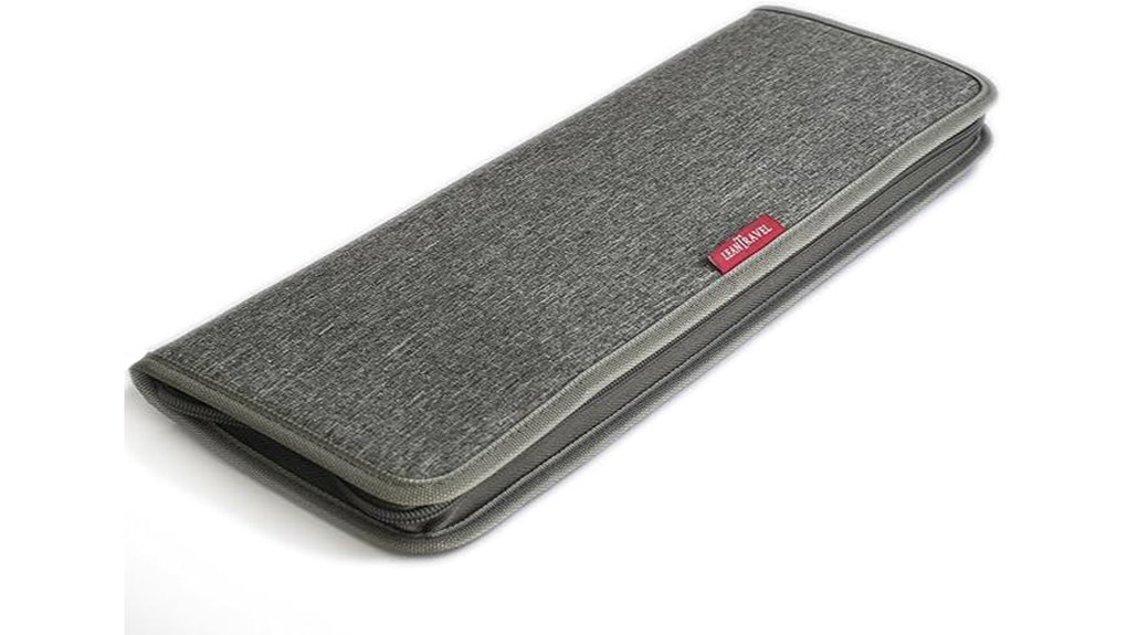grey cufflink tie organizer