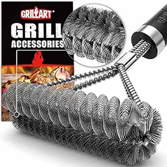 Best Grill Brush That Keeps Your Grill Spotless 10 grillart helix 18 inch brush