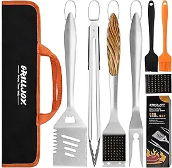 grilljoy 8 piece bbq bag