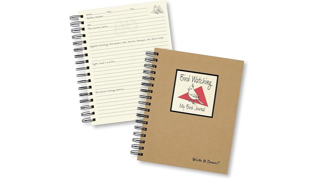 guided journal for birdwatching