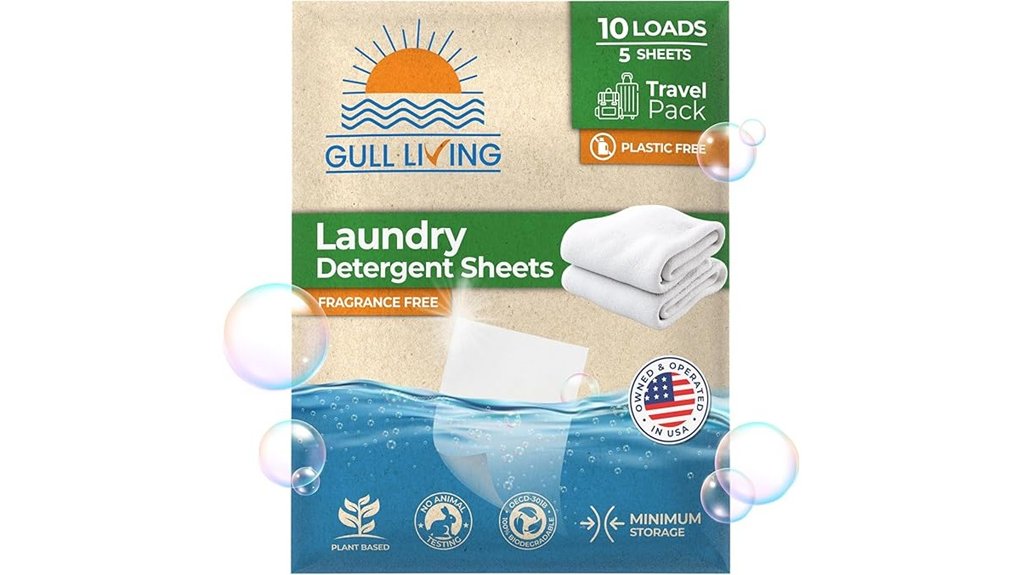 Travel Handwashing Detergents: Sheets, Liquid & Powder Reviewed 5 gull travel unscented sheets
