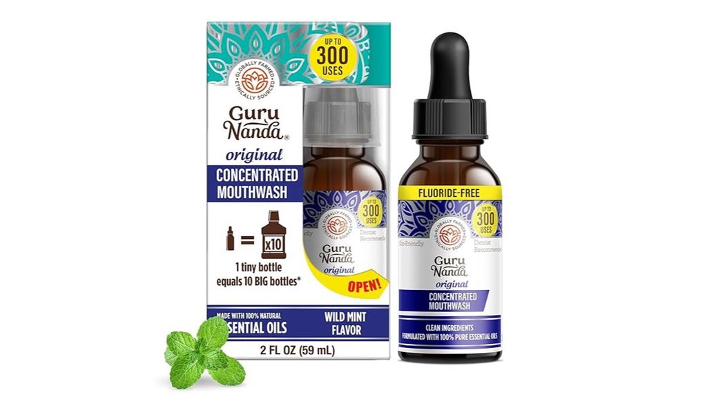Mouthwash Alternatives for Travel: Tabs & Concentrates Refresh 3 gurunanda fluoride free mint mouthwash