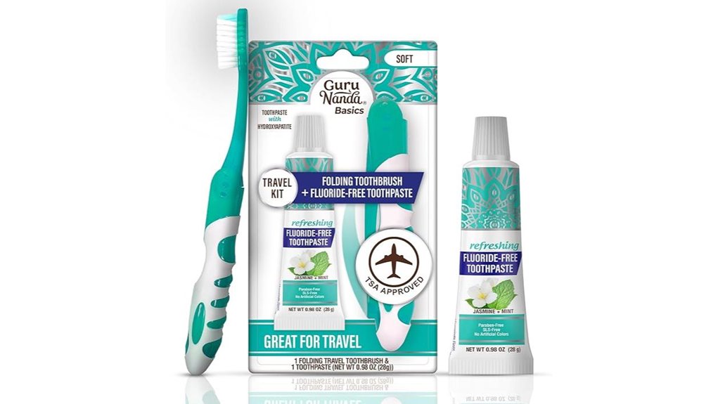 Travel Toothbrushes: Folding vs Full-Handle Showdown 3 gurunanda folding hydroxyapatite brush