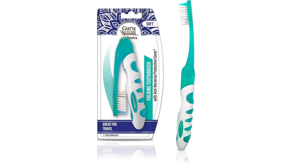 Travel Toothbrushes: Folding vs Full-Handle Showdown 7 gurunanda folding toothbrush cover
