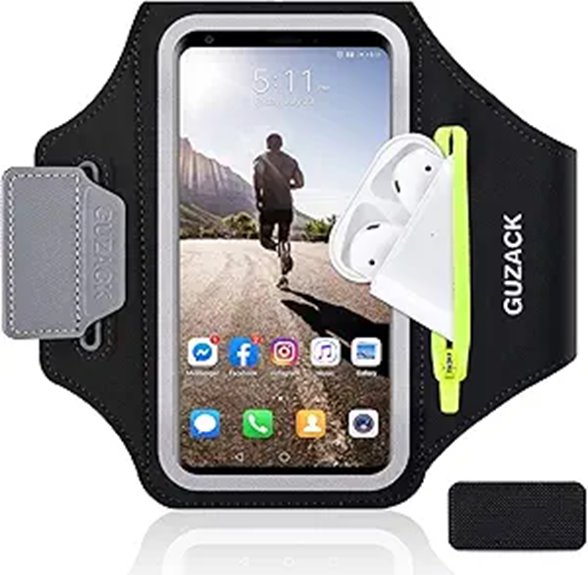 Top Phone Armbands Every Runner Swears By 3 guzack card slot armband