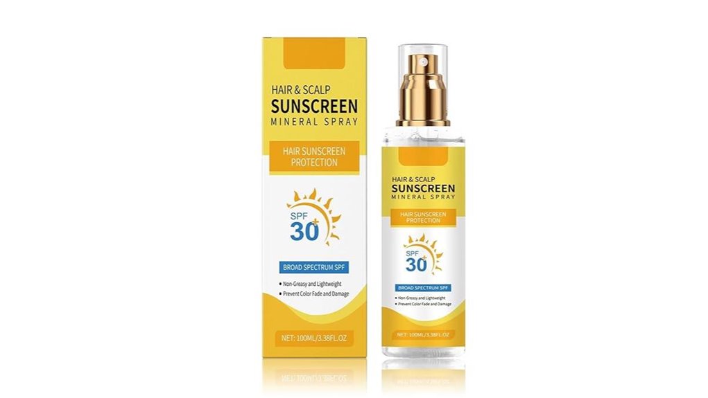 hair scalp spf30 sunscreen