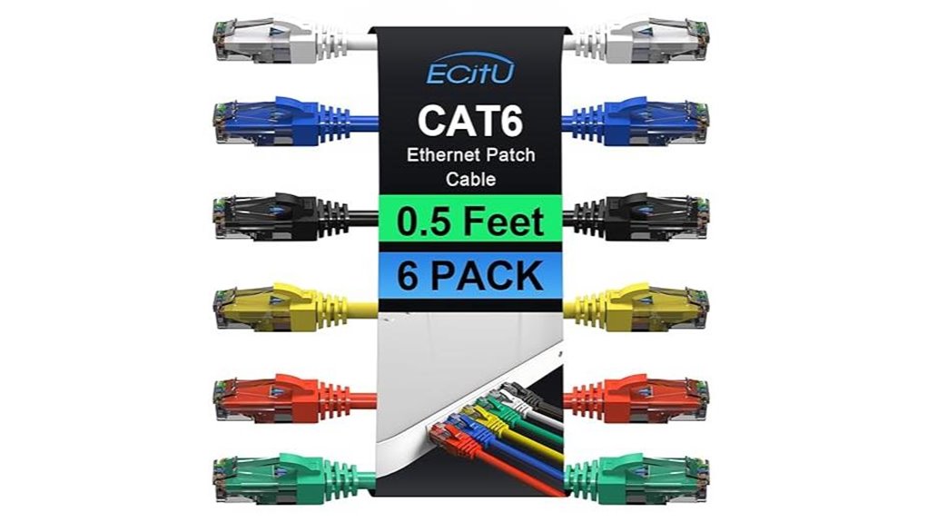 half foot cat6 cables