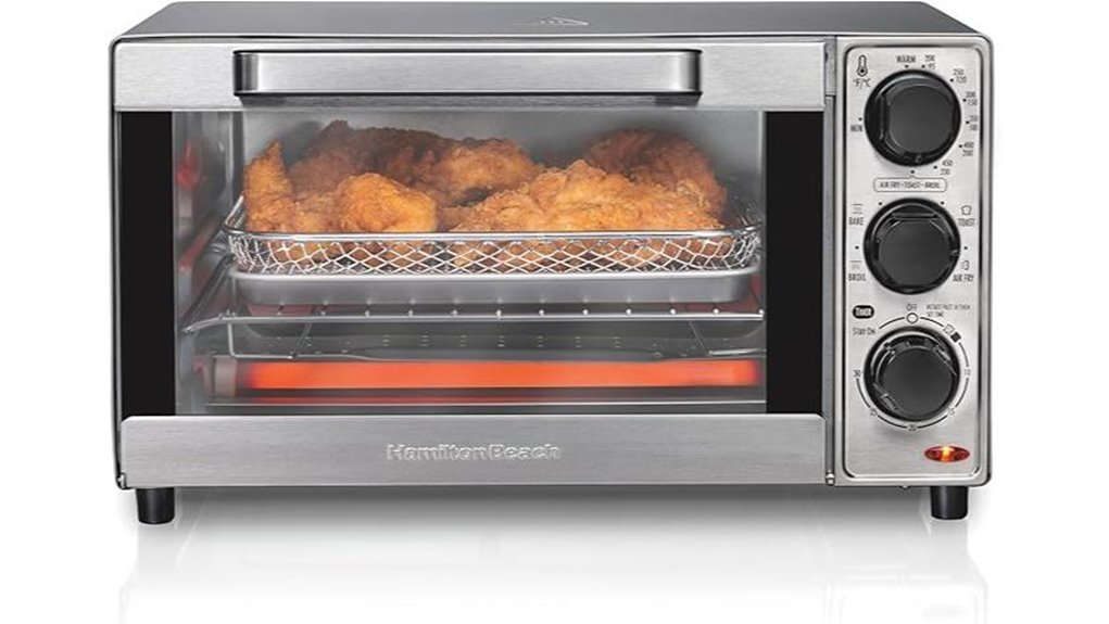 Air fryer (compact countertop) That's Perfect for Quick, Healthy Meals 4 hamilton beach sure crisp combo
