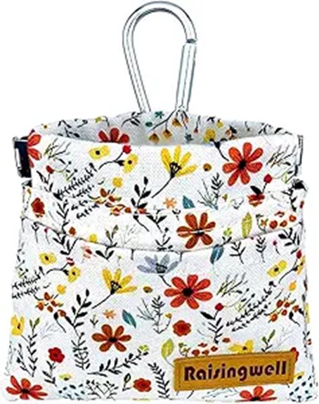 Travel Pet Treat Pouches (Clip‑On, Washable) Keep Snacks Easy 2 hand free dog treat pouch