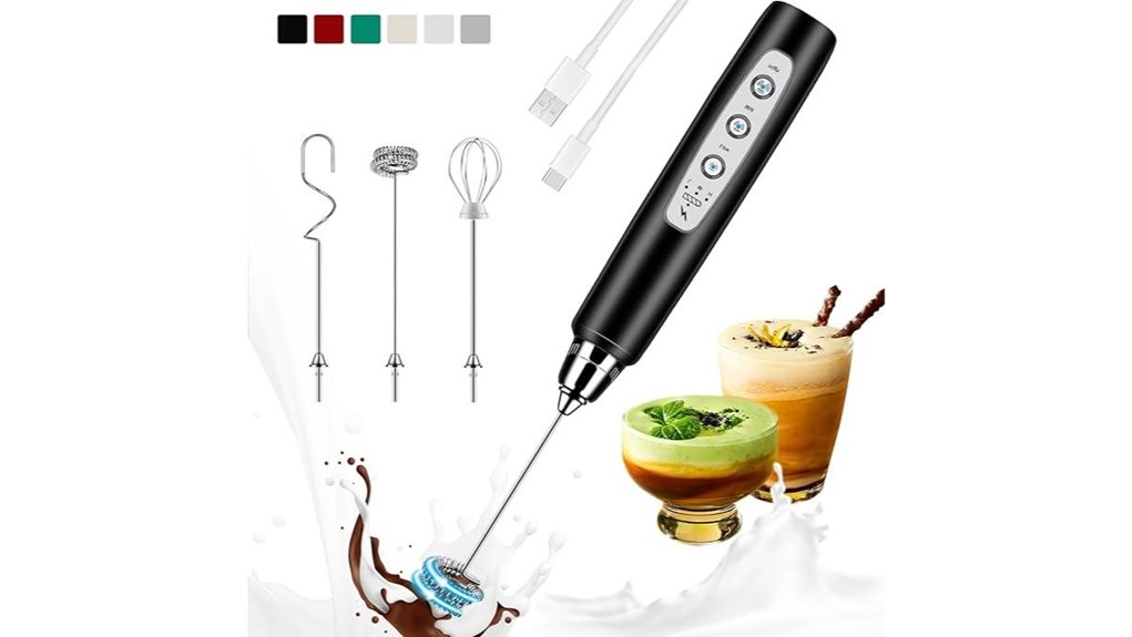 The Best Compact Milk Frothers for Travel (Battery/USB) 15 handheld 3 whisk milk frother