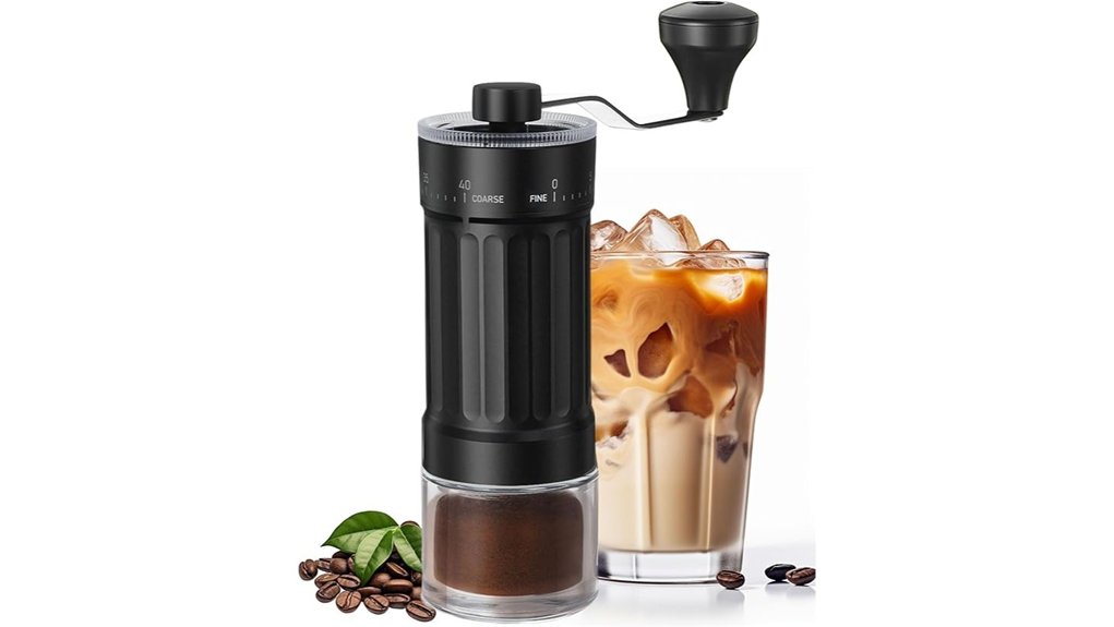 Coffee Grinders: Hand Crank vs Electric Travel Size—Best 6 handheld manual ceramic grinder