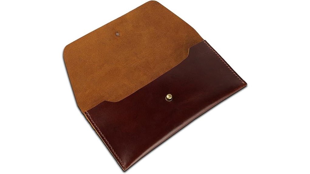 Top Travel Wallets for Tall Banknotes (Multi‑Currency) 2 handmade leather darkwine pouch