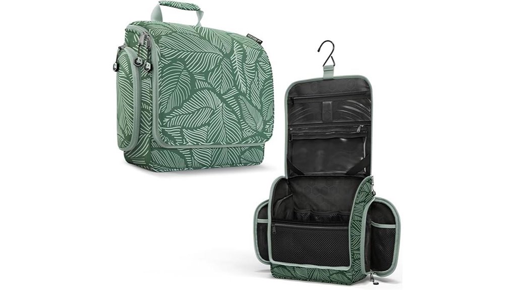 hanging travel toiletry bag